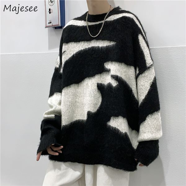 men s polos sweater pullovers men patchwork design loose retro students trendy korean style soft o neck all match autumn casual 230308, White;black
men s polos sweater pullovers men patchwork design loose retro students trendy korean style soft o neck all match autumn casual 230308, White;black