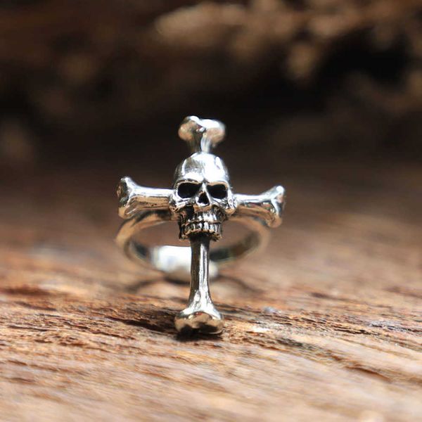 coconal punk men vintage gothic pirate skull cross ring hip-hop rock style popular party jewelry personality creative, Silver
coconal punk men vintage gothic pirate skull cross ring hip-hop rock style popular party jewelry personality creative, Silver