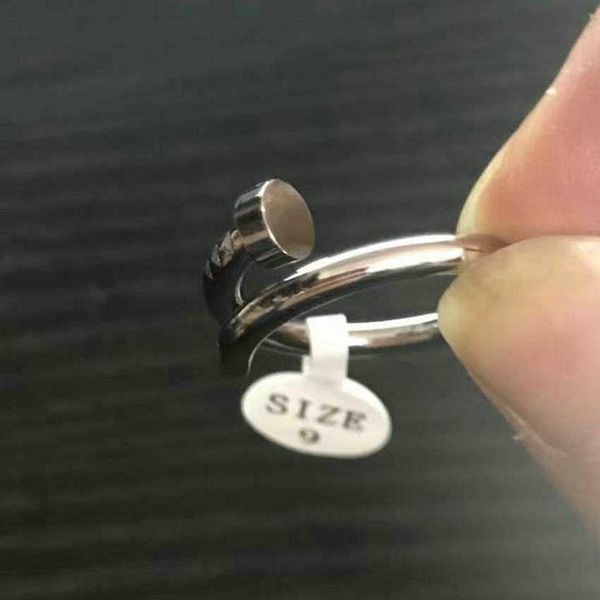 designer love ring luxury jewelry nail rings for women men titanium steel alloy gold-plated process fashion accessories never fade, Silver
designer love ring luxury jewelry nail rings for women men titanium steel alloy gold-plated process fashion accessories never fade, Silver
