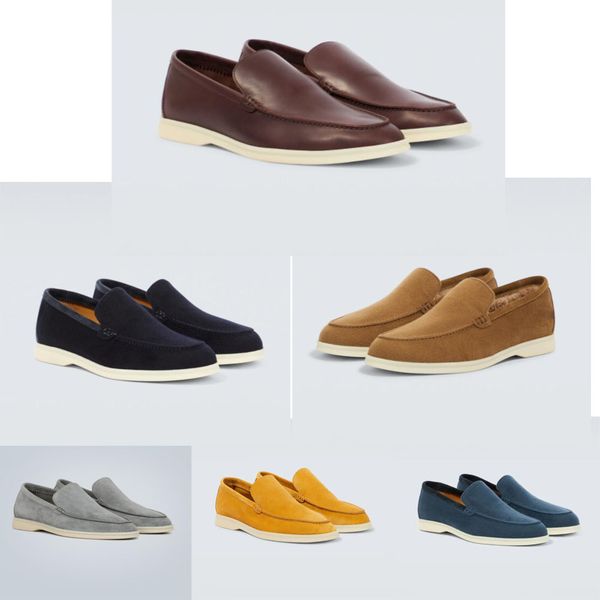 popular men's formal shoes fashion brand loro piana leather cashmere upper rubber sole successful people's casual formal walking s, Black
popular men's formal shoes fashion brand loro piana leather cashmere upper rubber sole successful people's casual formal walking s, Black