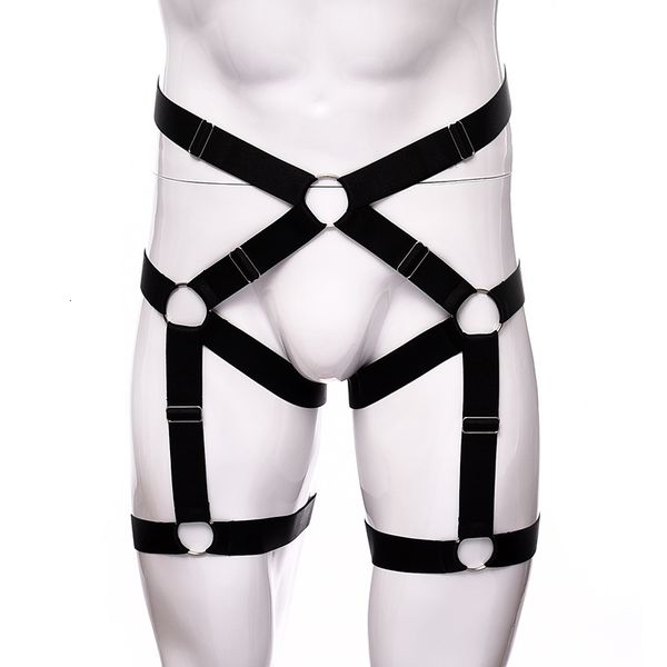 suspenders male garter elastic adjust leg high waist belt fashion underwear men goth rave 230307, Black;white
suspenders male garter elastic adjust leg high waist belt fashion underwear men goth rave 230307, Black;white