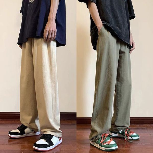 women's pants s straight tube casual men's summer korean version trend loose fashion and versatile draped wide leg 230308, Black;white
women's pants s straight tube casual men's summer korean version trend loose fashion and versatile draped wide leg 230308, Black;white