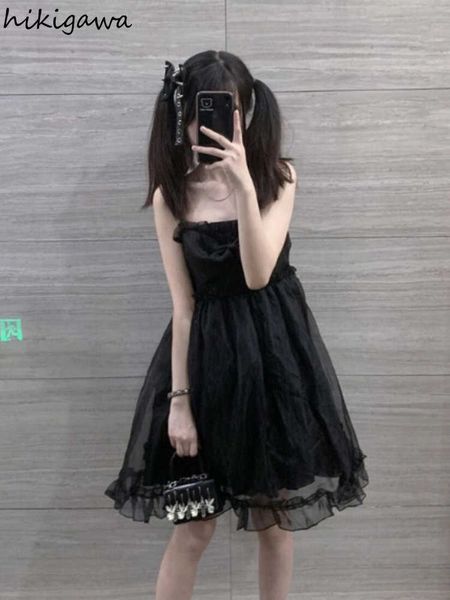 casual dresses 2023 vestidos de mujer korean summer dresses for women fashion black sling robe femme gauze ruffles sweet y2k dress 27m708 z0, Black;gray
casual dresses 2023 vestidos de mujer korean summer dresses for women fashion black sling robe femme gauze ruffles sweet y2k dress 27m708 z0, Black;gray