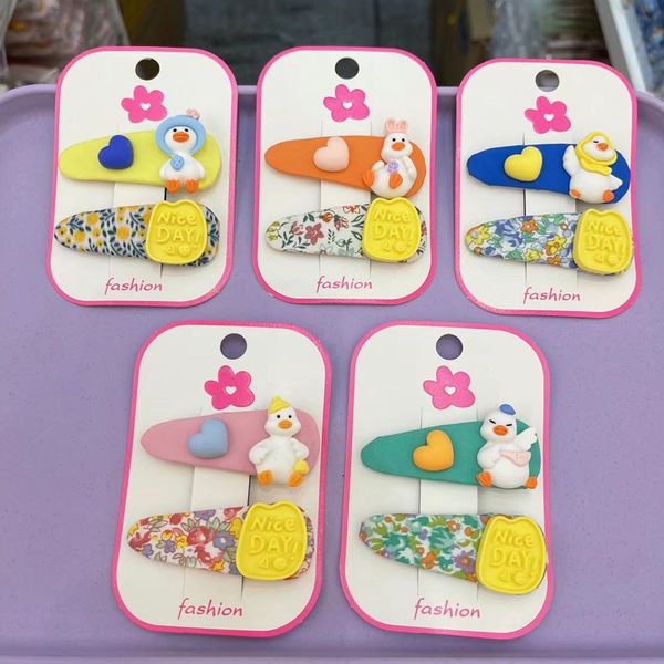 2 pieces/set girls hairpins bobby pin hair clip hair pin kids cartoon duck bear fruits hair accessories scrunchy elastic ribbon hair ties, Blue
2 pieces/set girls hairpins bobby pin hair clip hair pin kids cartoon duck bear fruits hair accessories scrunchy elastic ribbon hair ties, Blue