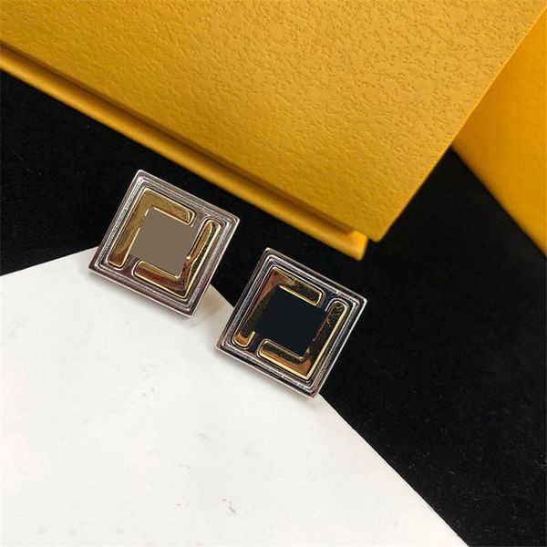 silvery square plate charm with lines reversed golden letter sequin ear stud women outdoor street fashion generous jewelry
silvery square plate charm with lines reversed golden letter sequin ear stud women outdoor street fashion generous jewelry