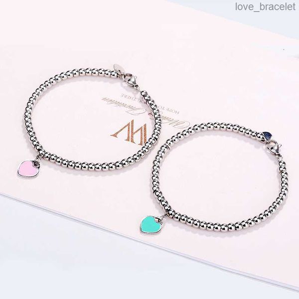 10mm heart bracelet women stainless steel 4mm beaded strands bracelets chain on hand gifts for girlfriend accessories pink red green blue, Black
10mm heart bracelet women stainless steel 4mm beaded strands bracelets chain on hand gifts for girlfriend accessories pink red green blue, Black