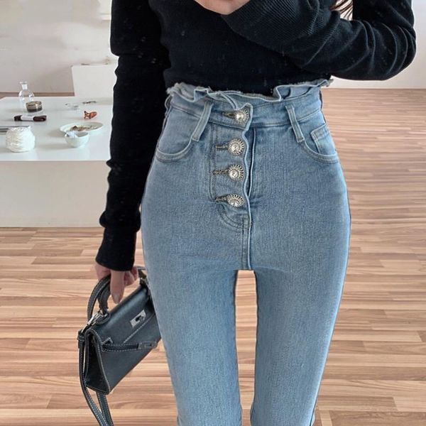 women's jeans women bud high waist skinny stretch button denim pants streetwear wash solid jeans female classic denim trousers 230308, Blue
women's jeans women bud high waist skinny stretch button denim pants streetwear wash solid jeans female classic denim trousers 230308, Blue