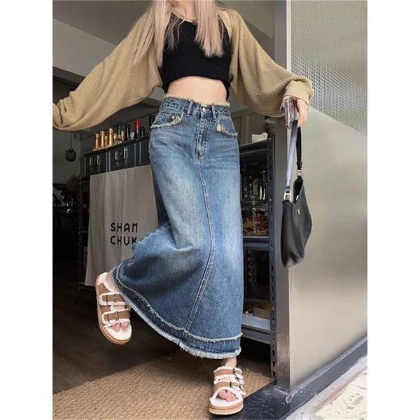 skirts ilares women's long skirts woman fashion denim skirt high waist skirt vintage y2k clothes korean clothing elegant maxi blue 2303, Black
skirts ilares women's long skirts woman fashion denim skirt high waist skirt vintage y2k clothes korean clothing elegant maxi blue 2303, Black