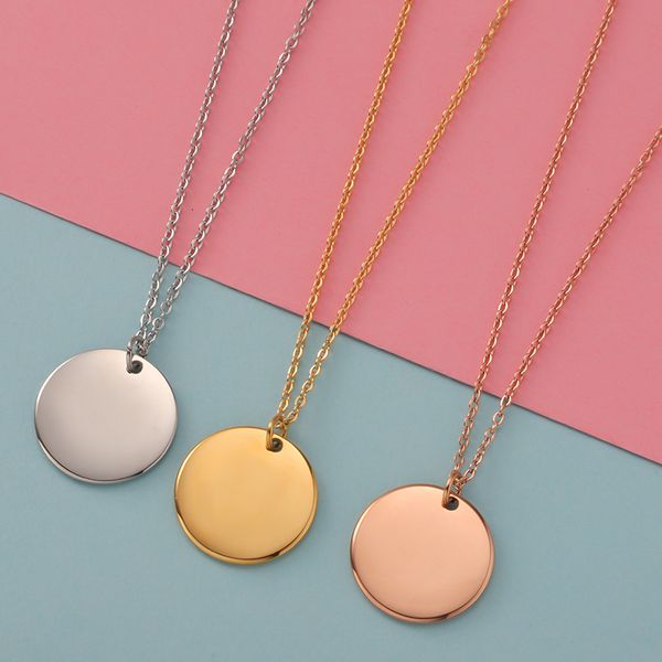 pendant necklaces fnixtar 10pcs stainless steel round disc circle 6 30mm for women adjustable clavicle wedding jewelry 230307, Silver
pendant necklaces fnixtar 10pcs stainless steel round disc circle 6 30mm for women adjustable clavicle wedding jewelry 230307, Silver