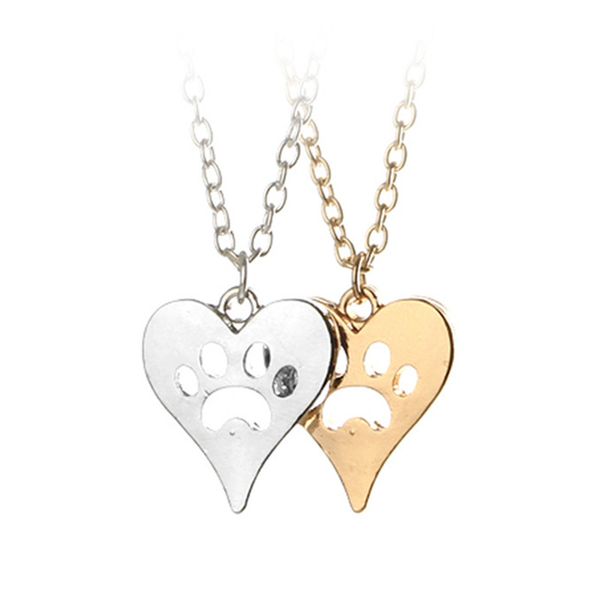 fashion cute dog paw heart gold necklace designer woman mans alloy silver chain pendant south american lovers necklaces pendants choker jewe
fashion cute dog paw heart gold necklace designer woman mans alloy silver chain pendant south american lovers necklaces pendants choker jewe