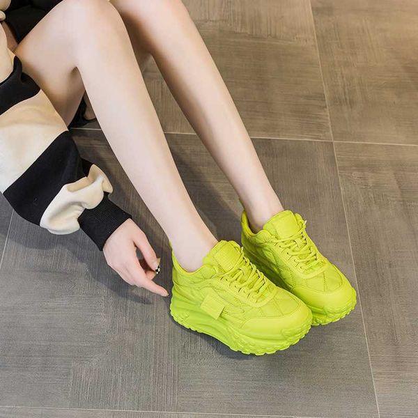 dress shoes spring women platform sneakers chunky 7cm invisible high heels shoes youth girls student genuine leather breathable trainers, Black
dress shoes spring women platform sneakers chunky 7cm invisible high heels shoes youth girls student genuine leather breathable trainers, Black