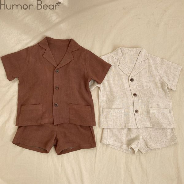 clothing sets humor bear kids clothes summer lapel collar cotton linen t shirt pants 2pcs cute toddler 230307, White
clothing sets humor bear kids clothes summer lapel collar cotton linen t shirt pants 2pcs cute toddler 230307, White