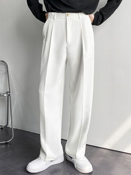 men's pants iefb autumn straight suit loose casual high street wide leg 2023 korean fashion male trousers 9a4489 230307, Black
men's pants iefb autumn straight suit loose casual high street wide leg 2023 korean fashion male trousers 9a4489 230307, Black