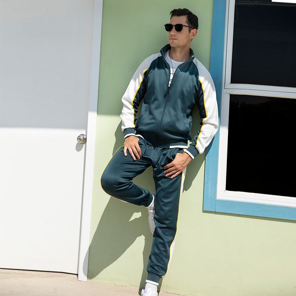 men s polos tracksuits sweat suit casual long sleeve 2 piece outfit sports jogging suits set for tracksuit 230308, White;black
men s polos tracksuits sweat suit casual long sleeve 2 piece outfit sports jogging suits set for tracksuit 230308, White;black