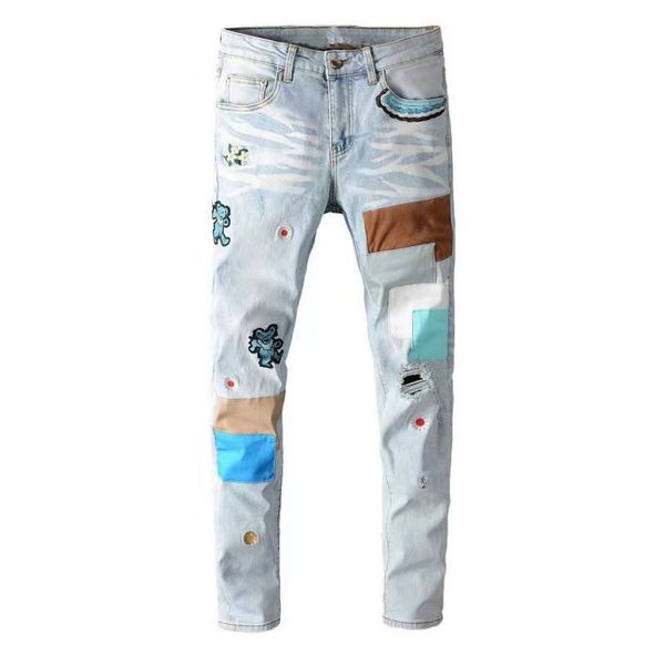 designer mens jeans purple fashion men jean cargo for trend hole streetwear motorcycle pant skinny man embroidery patchwork fitess365, Blue
designer mens jeans purple fashion men jean cargo for trend hole streetwear motorcycle pant skinny man embroidery patchwork fitess365, Blue