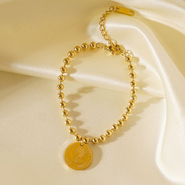 retro portrait queen round brand ball bracelet 18k gold coins european and american bracelet titanium steel bracelet womens bracelet
retro portrait queen round brand ball bracelet 18k gold coins european and american bracelet titanium steel bracelet womens bracelet