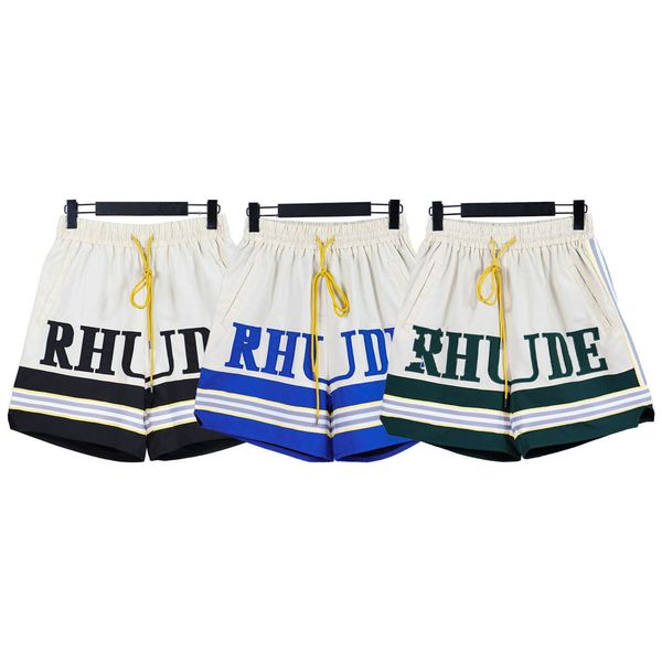 designer men's shorts correct version of rhude embroidered letter stripe highs street casual sports shorts drawcord american five-point, White;black
designer men's shorts correct version of rhude embroidered letter stripe highs street casual sports shorts drawcord american five-point, White;black
