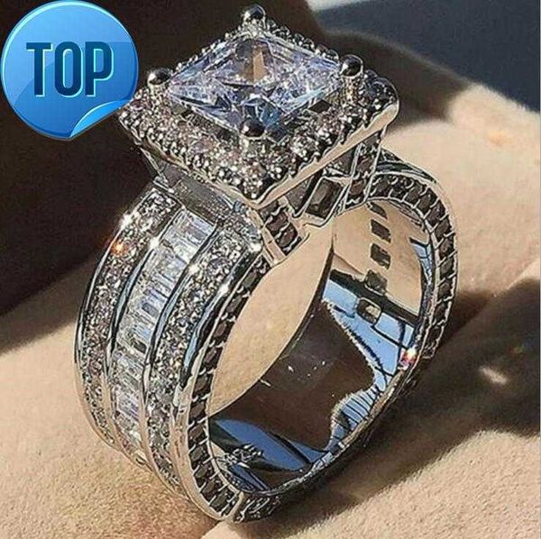 choucong unique luxury jewelry 925 sterling silver gold fill princess cut whie z cz diamond party eternity women wedding band ring gift, Slivery;golden
choucong unique luxury jewelry 925 sterling silver gold fill princess cut whie z cz diamond party eternity women wedding band ring gift, Slivery;golden