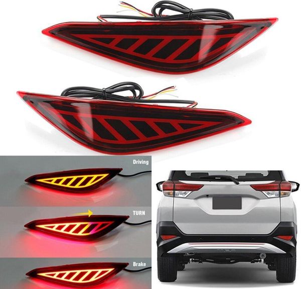 1 pairs 2-in-1 functions led reflector lamp rear fog lamp bumper light brake light for toyota rush
1 pairs 2-in-1 functions led reflector lamp rear fog lamp bumper light brake light for toyota rush