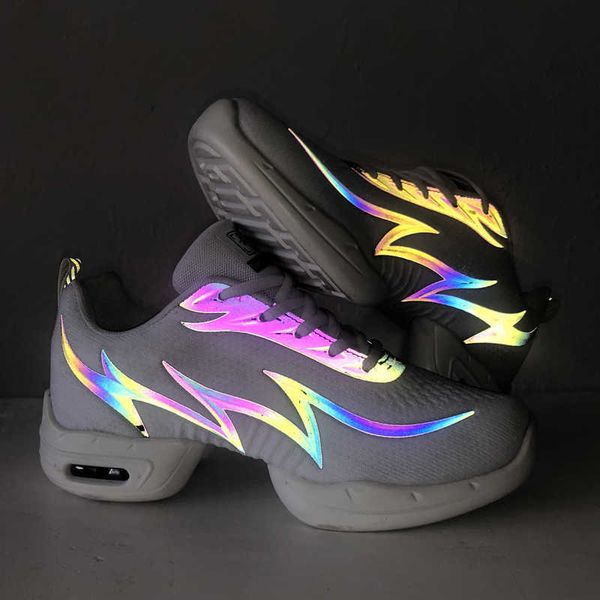 dress shoes women shoes ladies reflective dance shoes hip hop jazz shoes for dancing soft bottom woman sports feature modern dance sneakers, Black
dress shoes women shoes ladies reflective dance shoes hip hop jazz shoes for dancing soft bottom woman sports feature modern dance sneakers, Black