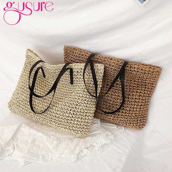 shopping bags simple straw weave beach for women big totes knitting summer holiday handbags large capacity purse 230304
shopping bags simple straw weave beach for women big totes knitting summer holiday handbags large capacity purse 230304