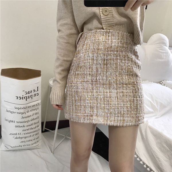 skirts korean plaid tweed skirts women vintage office lady pencil skirt bodycorn zipper elegant slim woolen skirt shorts french style 230308, Black
skirts korean plaid tweed skirts women vintage office lady pencil skirt bodycorn zipper elegant slim woolen skirt shorts french style 230308, Black