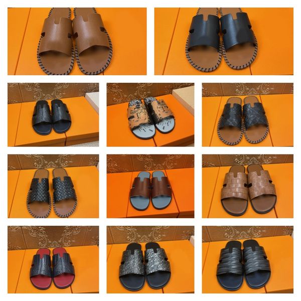 2023 summer luxury izmir sandals h letter cowhide leather slipper slippers mens men calfskin beach slide outdoor slip on wide slippery comfo, Black
2023 summer luxury izmir sandals h letter cowhide leather slipper slippers mens men calfskin beach slide outdoor slip on wide slippery comfo, Black