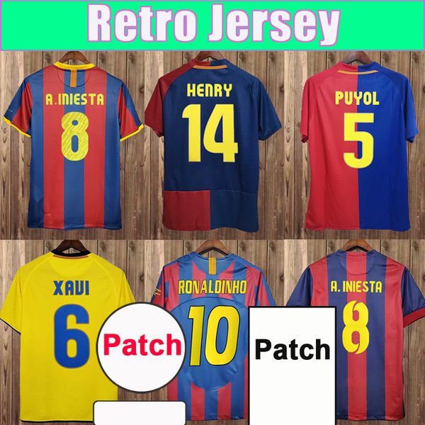 05 06 xavi retro mens long sleeve soccer jerseys 10 11 messis ronaldinho puyol a. iniesta suarez henry pedro sergio shrot football shirts un, Black;yellow
05 06 xavi retro mens long sleeve soccer jerseys 10 11 messis ronaldinho puyol a. iniesta suarez henry pedro sergio shrot football shirts un, Black;yellow