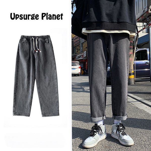 men's jeans jeans for men loose trousers spring and autumn straight tube versatile denim elastic waist wide leg pants male bottoms plus, Blue
men's jeans jeans for men loose trousers spring and autumn straight tube versatile denim elastic waist wide leg pants male bottoms plus, Blue