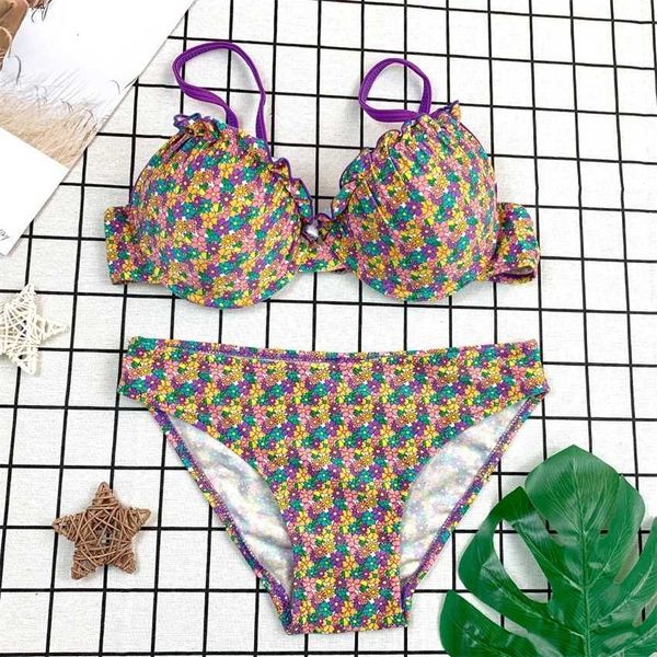 2023 new swimwear women's summer print split bikini steel high waist spring, White;black
2023 new swimwear women's summer print split bikini steel high waist spring, White;black