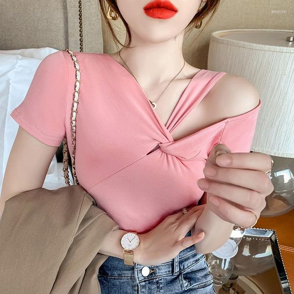 women's t shirts v-neck female summer hollow out short sleeve t-shirt women fashion tees, White
women's t shirts v-neck female summer hollow out short sleeve t-shirt women fashion tees, White