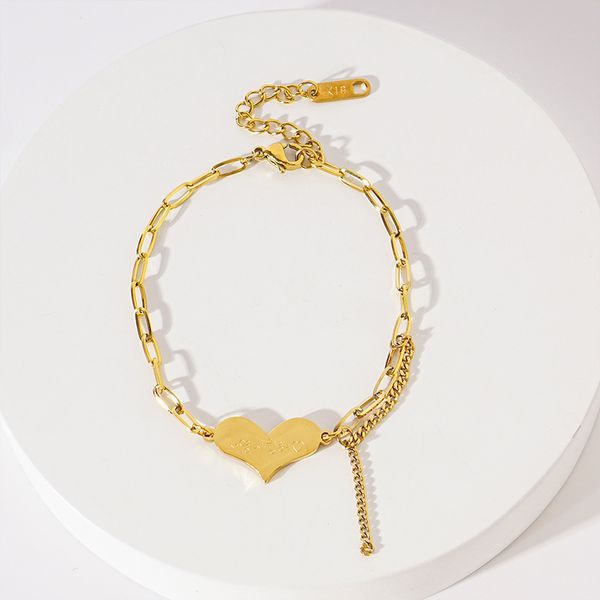 love tassel titanium steel bracelet women's simple hand ornaments light luxury friends students distribute hand ornaments, Golden;silver
love tassel titanium steel bracelet women's simple hand ornaments light luxury friends students distribute hand ornaments, Golden;silver