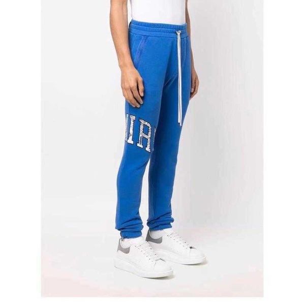 pants ammri blue fashion casual men's drawcord embroidery print loose designer brand niche ins celebrity leisure f2a3, Black
pants ammri blue fashion casual men's drawcord embroidery print loose designer brand niche ins celebrity leisure f2a3, Black