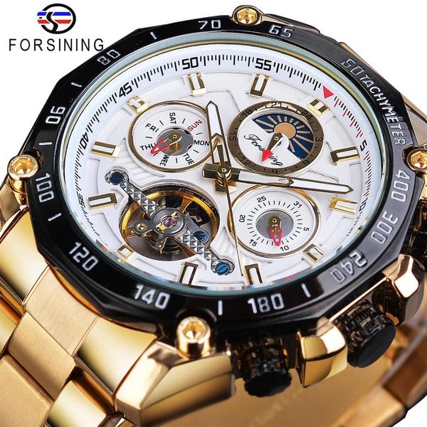 forsining classic golden tourbillon mechanical watch mens automatic moonphase calendar stainless steel belts clock reloj hombre2367, Slivery;brown
forsining classic golden tourbillon mechanical watch mens automatic moonphase calendar stainless steel belts clock reloj hombre2367, Slivery;brown