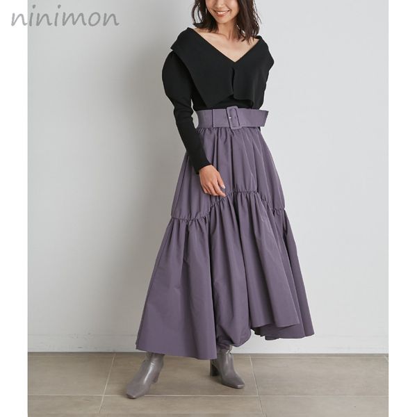 skirts ninimon women long maxi skirts elegant asymmetrical ruffled high waist casual pleat mermaid skirts with belted snidel solid skir 2303, Black
skirts ninimon women long maxi skirts elegant asymmetrical ruffled high waist casual pleat mermaid skirts with belted snidel solid skir 2303, Black