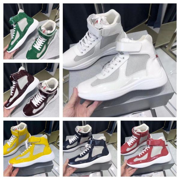 with box prad shoes 2023 perfect americas cup high-sneakers shoes mens casual walking shoe rubber sole men's sports mesh fabric paten s, Black
with box prad shoes 2023 perfect americas cup high-sneakers shoes mens casual walking shoe rubber sole men's sports mesh fabric paten s, Black