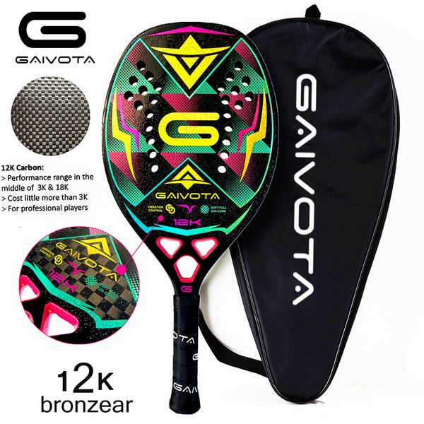 tennis rackets gaivota 12k carbon fiber beach racket limited edition highend with laser film 3d true color holographic technology 230307
tennis rackets gaivota 12k carbon fiber beach racket limited edition highend with laser film 3d true color holographic technology 230307