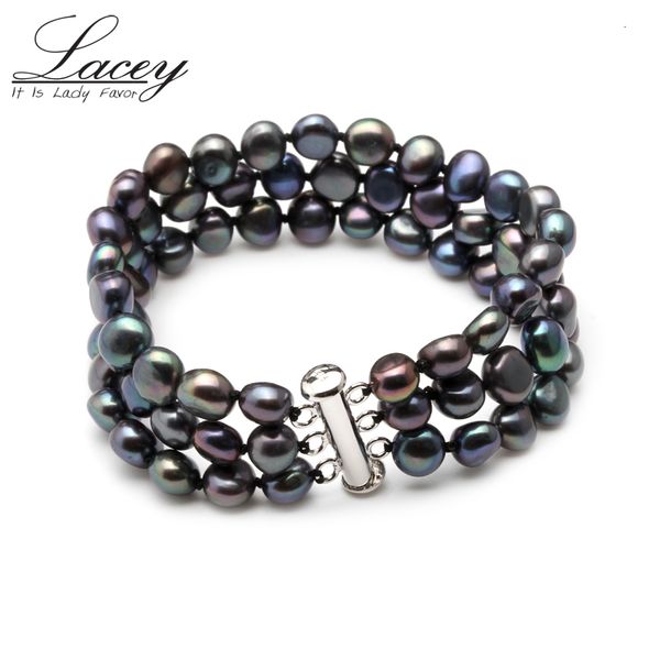 charm bracelets real natural freshwater pearl bracelet women black bracelets bangles jewelry drop 230307, Golden;silver 
charm bracelets real natural freshwater pearl bracelet women black bracelets bangles jewelry drop 230307, Golden;silver