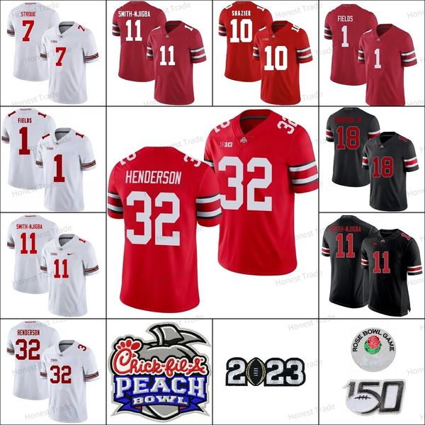 ohio state buckeyes 18 marvin harrison jr. jersey 11 smith-njicba 7 c.j. stroud henderson justin fields ryan shazier ncaa white red stitched, Black
ohio state buckeyes 18 marvin harrison jr. jersey 11 smith-njicba 7 c.j. stroud henderson justin fields ryan shazier ncaa white red stitched, Black