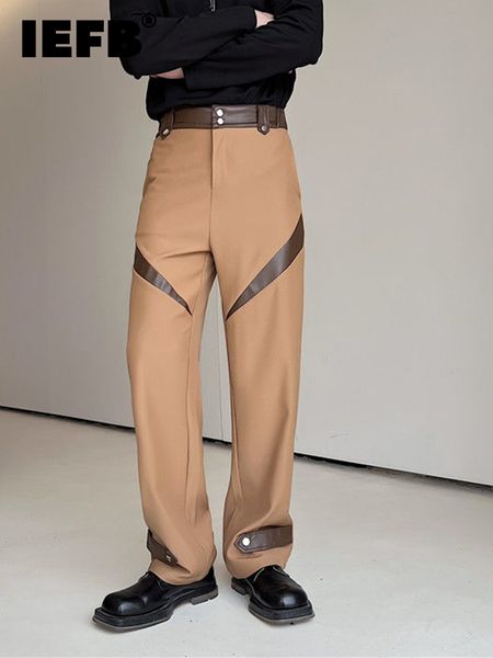 women s pants s iefb men autumn niche personalized design pu leather color contrast 2023 high street male trousers temperament 9a 89 230307, Black;white
women s pants s iefb men autumn niche personalized design pu leather color contrast 2023 high street male trousers temperament 9a 89 230307, Black;white
