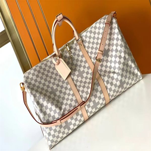 duffle bag designer bag 45 50 55 travel luggage for men real leather women crossbody totes shoulder bags mens womens handbags plaid leather
duffle bag designer bag 45 50 55 travel luggage for men real leather women crossbody totes shoulder bags mens womens handbags plaid leather