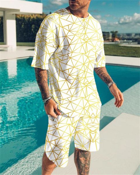 men s polos summer sportwear suit short sleeve t shirt shorts bottoms men 2 piece sets tracksuit 3d printed casual trend clothing 230308, White;black
men s polos summer sportwear suit short sleeve t shirt shorts bottoms men 2 piece sets tracksuit 3d printed casual trend clothing 230308, White;black