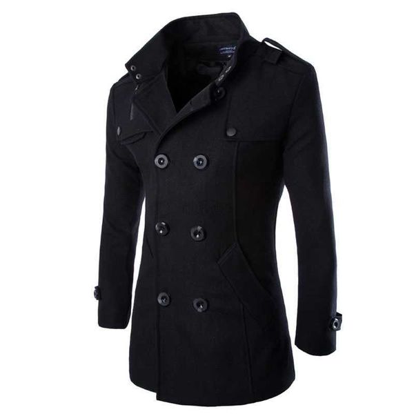 fall- fashion winter mens jackets and coats duffle stylish british style single breasted pea wool trench emy8, Tan;black
fall- fashion winter mens jackets and coats duffle stylish british style single breasted pea wool trench emy8, Tan;black