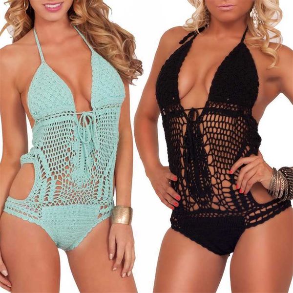 hand hook knitting exotic elastic bikini one-piece swimsuit summer beach sexy, White;black
hand hook knitting exotic elastic bikini one-piece swimsuit summer beach sexy, White;black