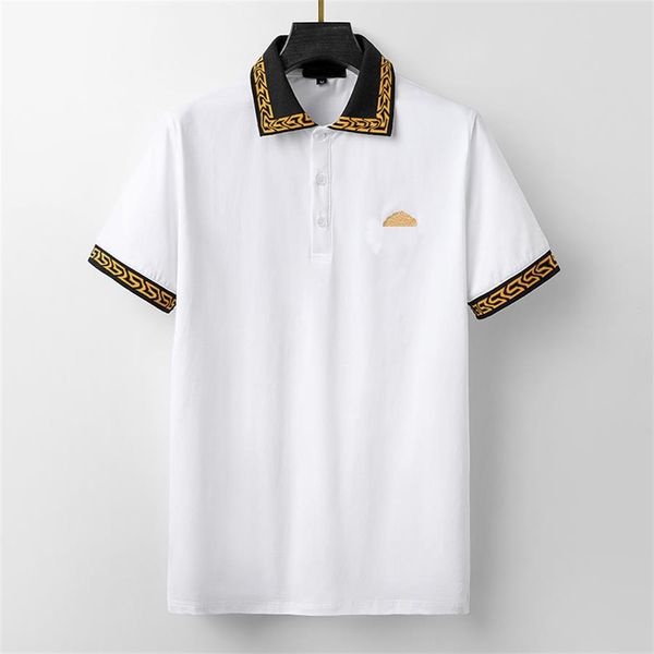 2023high-end brand paul short-sleeved t-shirt men bee polo shirt 100% cotton lapel business korean summer embroidery men's clothing, White;black
2023high-end brand paul short-sleeved t-shirt men bee polo shirt 100% cotton lapel business korean summer embroidery men's clothing, White;black