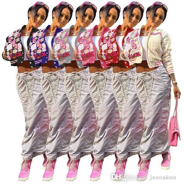 2023 designer spring short style women tracksuits outerwear baseball coat long sleeve printed streetwear jacket, Gray
2023 designer spring short style women tracksuits outerwear baseball coat long sleeve printed streetwear jacket, Gray