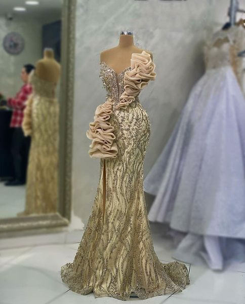 mermaid prom dresses sleeveless v neck appliques sequins beaded floor length celebrity diadmons evening dress side slit folds bridal gowns p, Black
mermaid prom dresses sleeveless v neck appliques sequins beaded floor length celebrity diadmons evening dress side slit folds bridal gowns p, Black