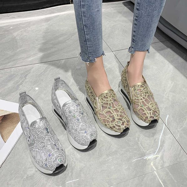 dress shoes female wedge shoes sequin mesh breathable shoes women gold silver platform sneakers women height increasing wedges shoes casual, Black
dress shoes female wedge shoes sequin mesh breathable shoes women gold silver platform sneakers women height increasing wedges shoes casual, Black