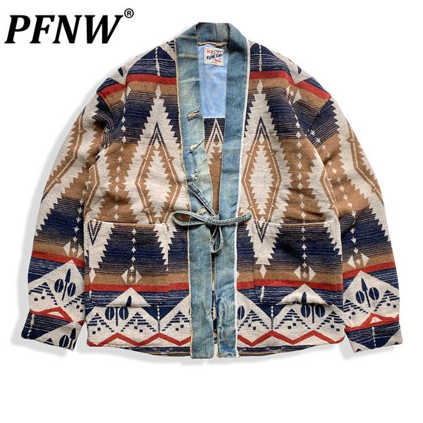 men s jackets pfnw autumn spring print niche design national style denim couple coat woolen high street chic 28a0084 230307, Black;brown
men s jackets pfnw autumn spring print niche design national style denim couple coat woolen high street chic 28a0084 230307, Black;brown