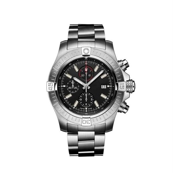 new super avenger ii 1884 mens watches quartz chronograph stainless steel bracelet sapphire glass black blue leather sport272p, Slivery;brown
new super avenger ii 1884 mens watches quartz chronograph stainless steel bracelet sapphire glass black blue leather sport272p, Slivery;brown